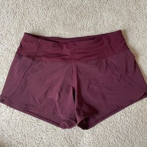 Lululemon Speed Up shorts